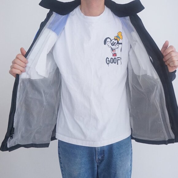 VTG '80S Tourmaster Riding Apparel Blue Black Biker Nylon Waterproof Jacket XS - Picture 3 of 11